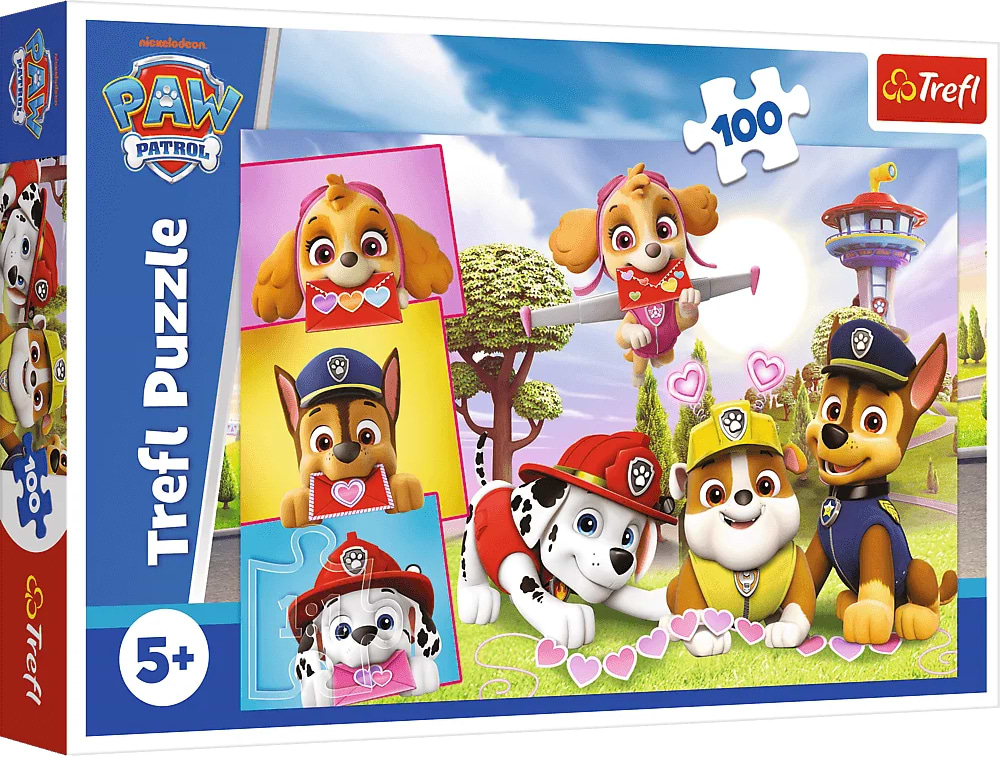 Пазли (5-7 років) Trefl 100 Paw Patrol Безстрашні дівчата (16520)